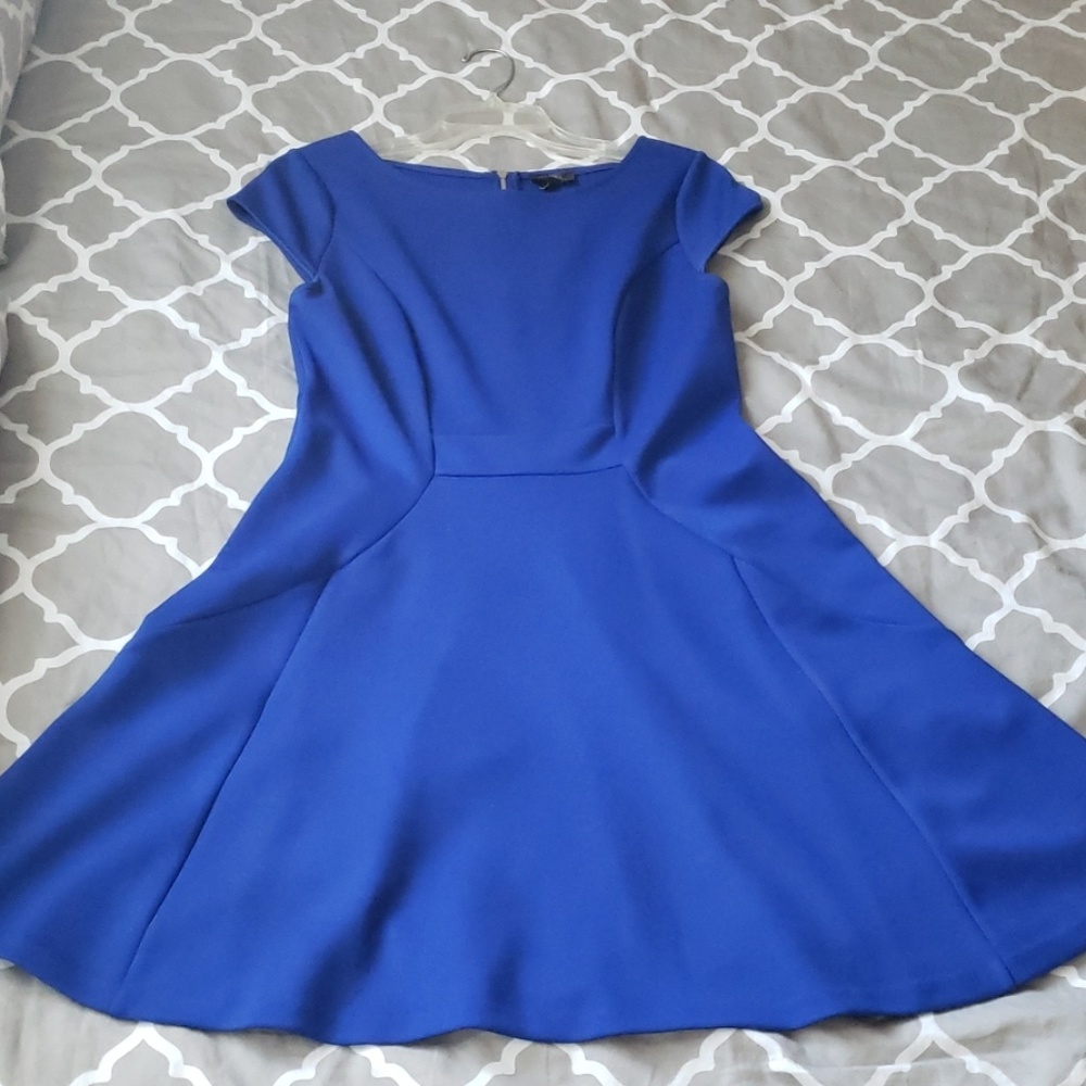 Blue dress
